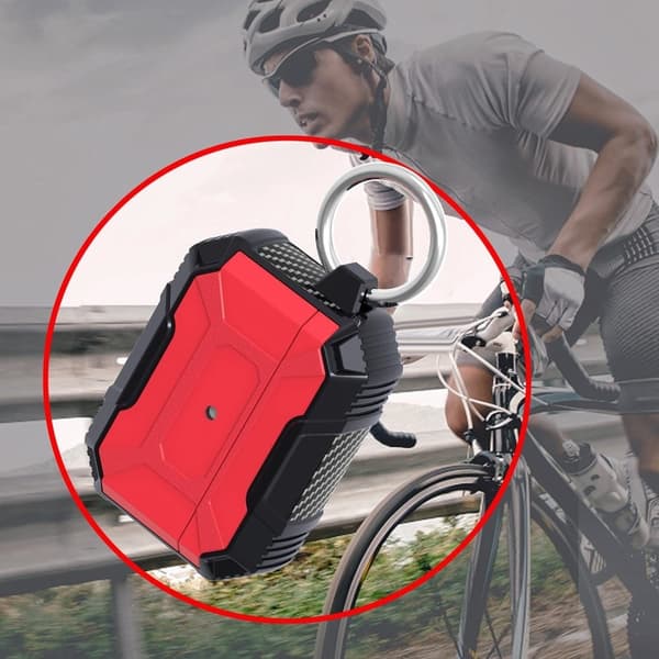AirPods Pro 2-etui med karabinkrok - Svart Black