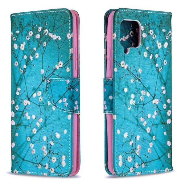 Wonderland Samsung Galaxy A42 5g Flip Etui - Blomst Grene Multicolor