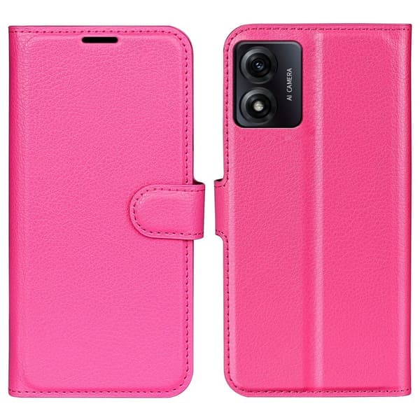 Classic Motorola Moto E13 fodral - Rosa Rosa