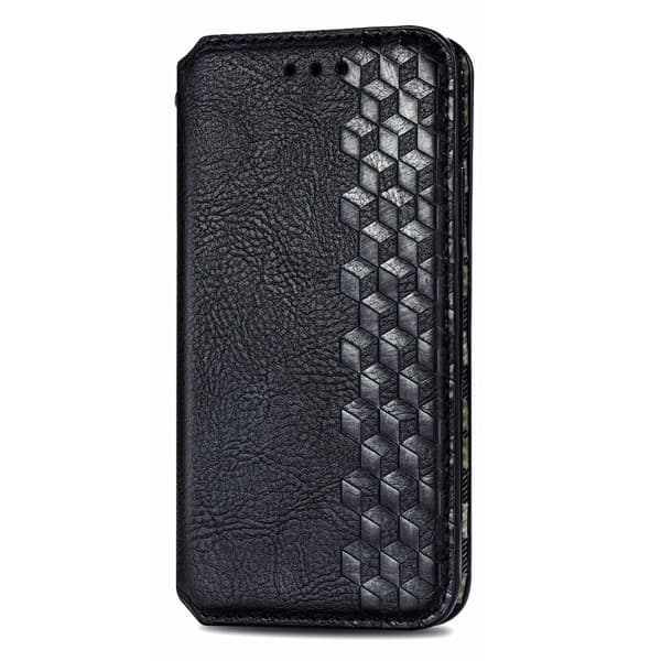 Læretui med A Stilfull Rhombus Imprint til Nokia G60 - Svart Black