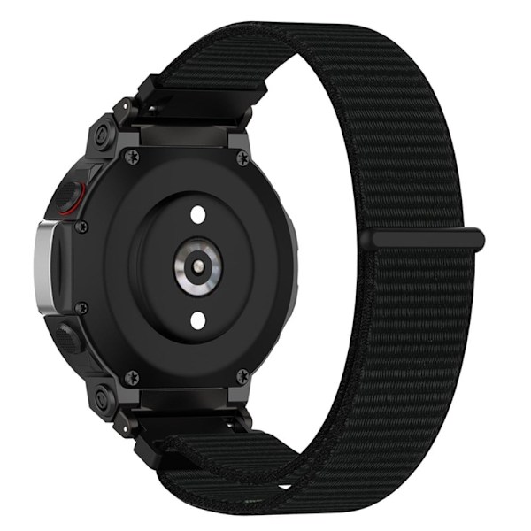 Amazfit T-Rex 2 nylonkellon hihna - Musta Black