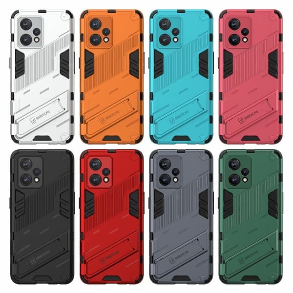 Støtsikkert hybriddeksel for Realme 9 Pro Plus - Svart Black