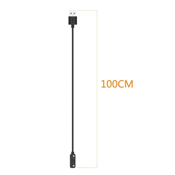 100 cm magnetisk opladningsdock til Xiaomi Watch - Sort Black