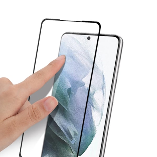 MOCOLO HD Samsung Galaxy S22 skærmbeskytter i hærdet glas - Sort Udgave Transparent