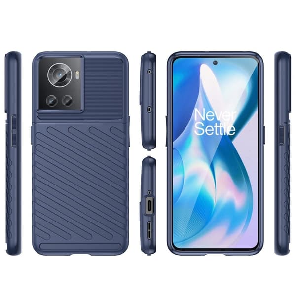 Thunder OnePlus 10R / OnePlus Ace kotelot - Sininen Blue