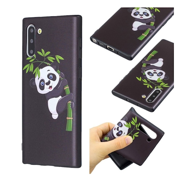 Imagine Samsung Galax Note 10 deksel - Pandamønster Black