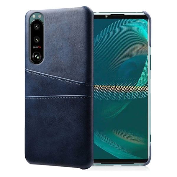 Dual Card case Sony Xperia 5 III - Blå Blue