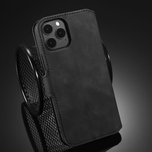 DG.Ming iPhone 12 / 12 Pro Retro Etui - Svart Black