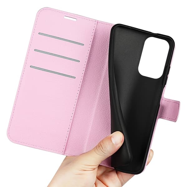 Klassisk Xiaomi Redmi Note 11 Pro Plus 5G flip etui - Pink Pink