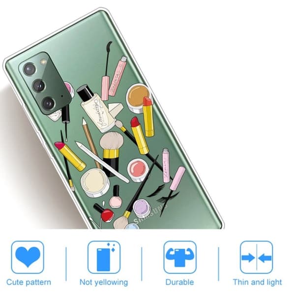 Deco Samsung Galaxy Note 20 Etui - Cosmetic Multicolor