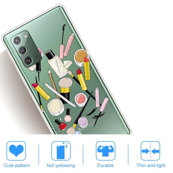 Deco Samsung Galaxy Note 20 skal - Kosmetisk multifärg