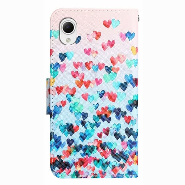Wonderland Samsung Galaxy A23e Flip Etui - Love Hjerte Multicolor