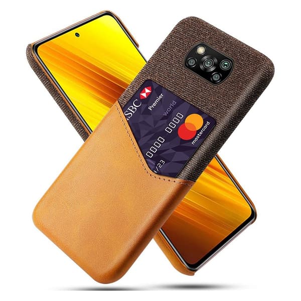 Bofink Xiaomi Poco X3 / X3 Nfc Card Deksel - Brun Brown