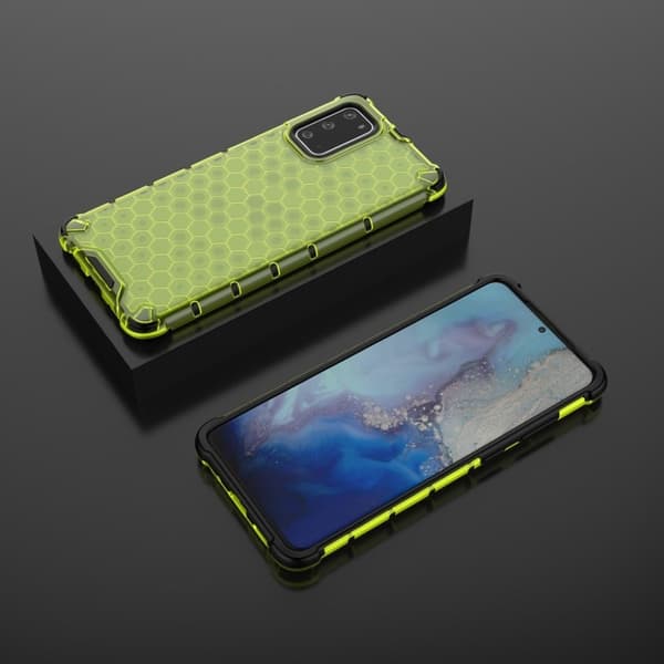 Bofink Honeycomb Samsung Galaxy S20 Plus deksel - Grønn Green