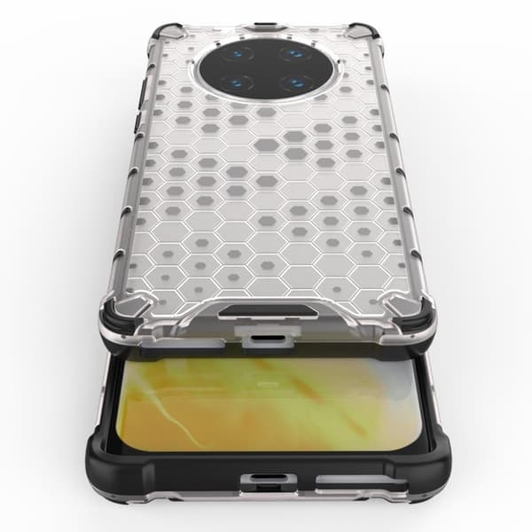 Bofink Honeycomb Huawei Mate 40 Pro Plus Etui - Hvit White