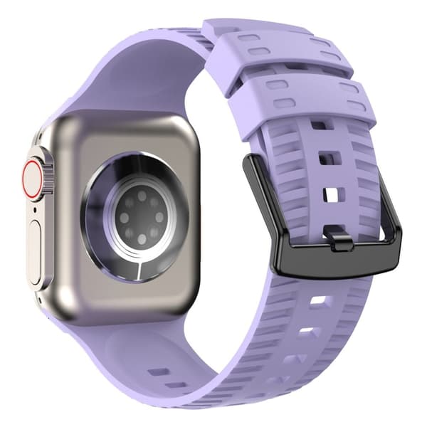 Apple Watch Series 8 (41mm) enkel silikonerem - Lyselilla Purple
