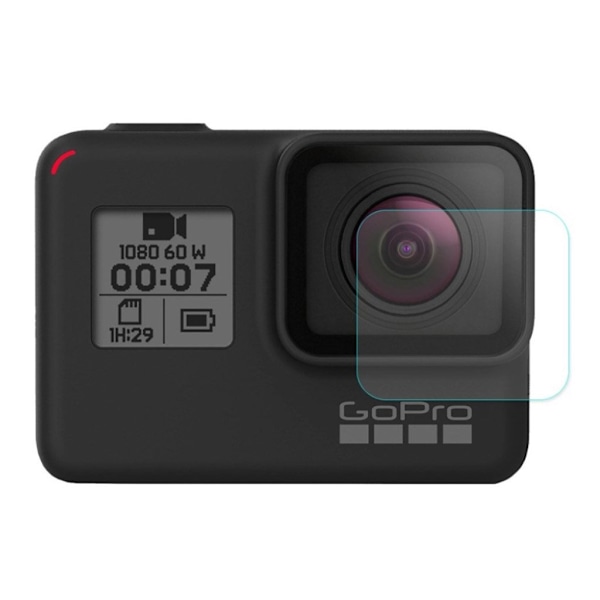 HAT PRINCE GoPro HERO7 Musta 9H karkaistua lasia näytön suojakalvo Transparent