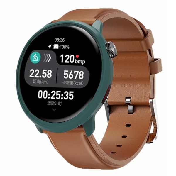 Mibro Watch Lite2 Watch Protective Frame Impact-Resistant Scratch-Resistant Half Wrapped Cover - Midnatsgrøn Green