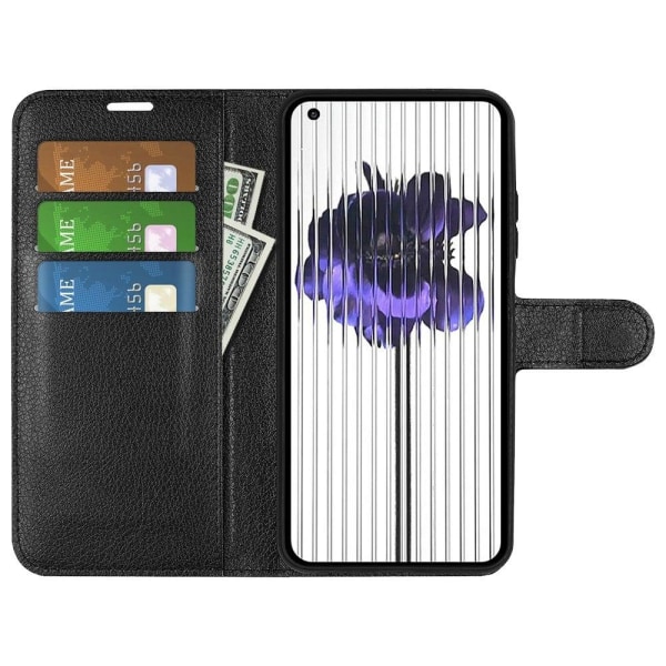 Klassisk Nothing Phone (1) Flip Etui - Sort Black