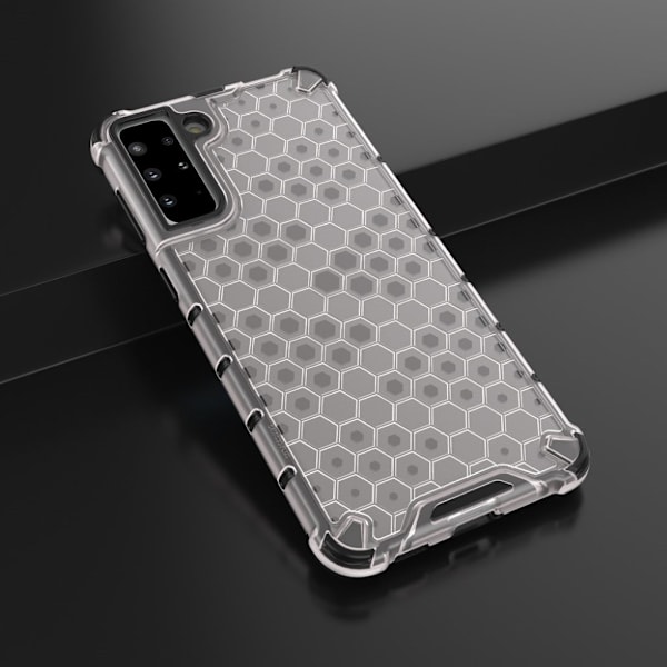 Bofink Honeycomb Samsung Galaxy S21 Plus Etui - Grå Silver grey