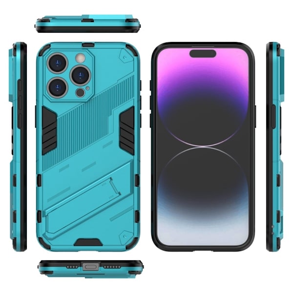 Shockproof Hybrid Deksel med A Modern Touch til iPhone 15 Pro Max - Babyblå Blue