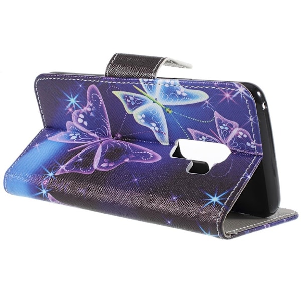 Butterfly läder Samsung Galaxy S9 Plus fodral - Flerfärgad multifärg