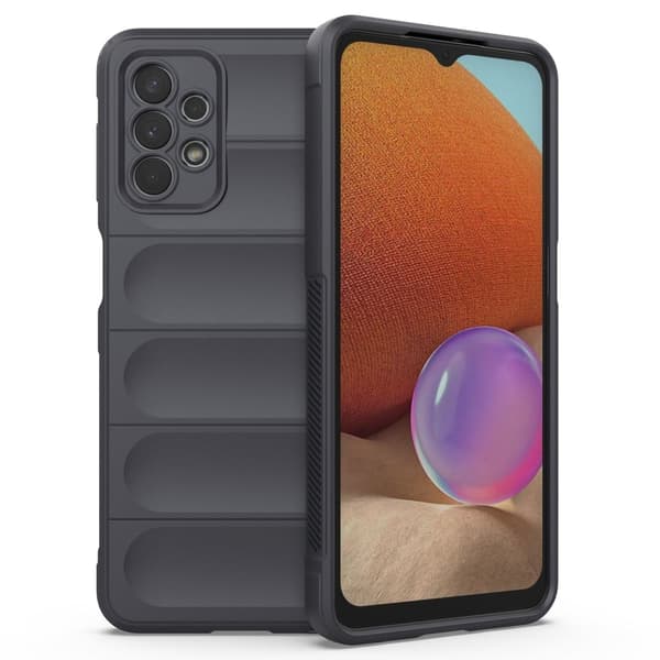 Blødt grebsformet cover til Samsung Galaxy M32 5G / Samsung Galaxy A32 5G - Sølv/Grå Silver grey