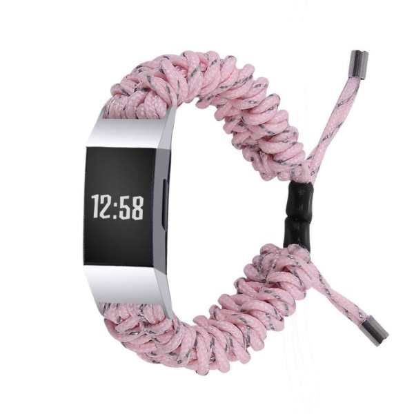 Fitbit Charge 4 / 3 punottu kellonauha - Pinkki Pink