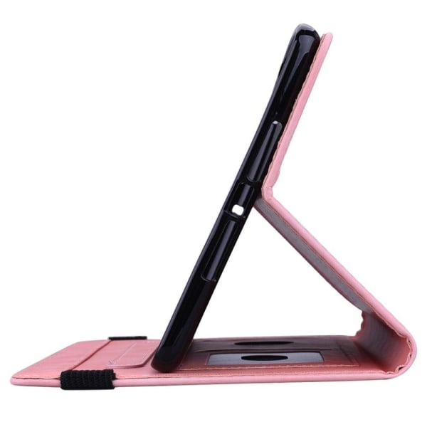 Lenovo Tab M10 Plus (Gen 3) flower pattern leather case - Pink Rosa
