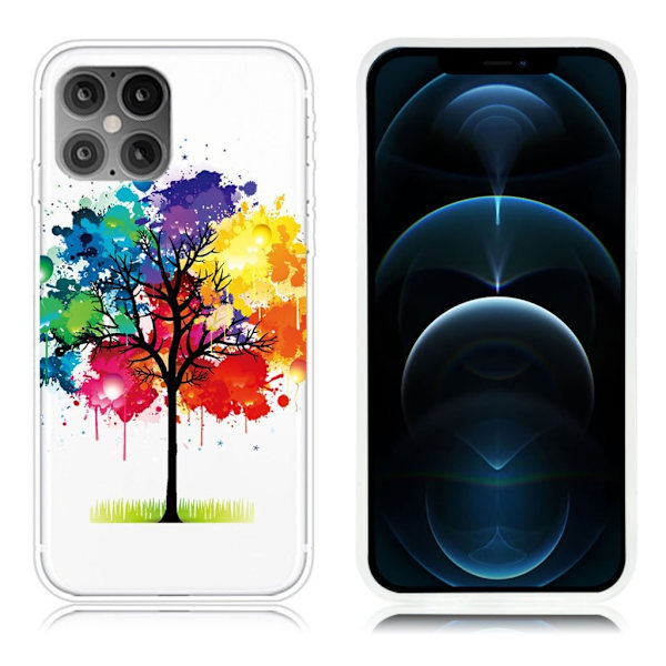 Deco iPhone 12 Pro Max Etui - Farget Tre Multicolor