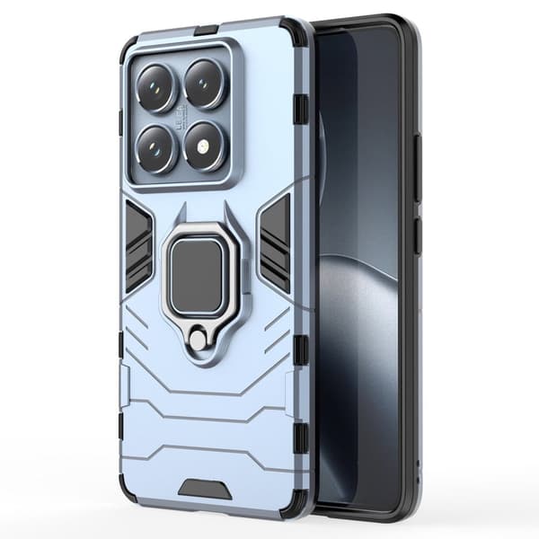 Støtsikkert Xiaomi 14T Pro Panther-telefonetui - Blå Blue