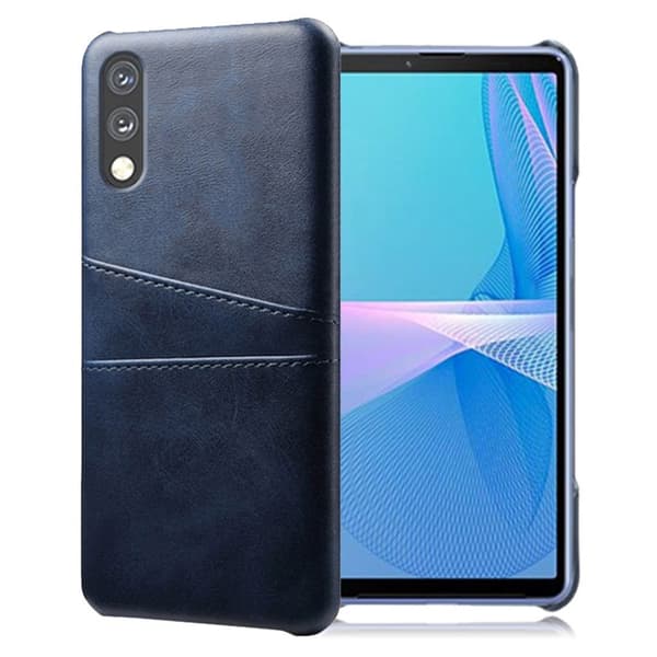 Dual Card Suojakotelo Sony Xperia Ace 2 - Sininen Blue