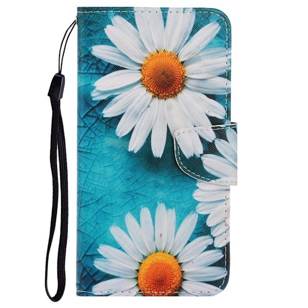 Wonderland Samsung Galaxy A24 4G Läppäkotelo - Chrysanthemum Blue
