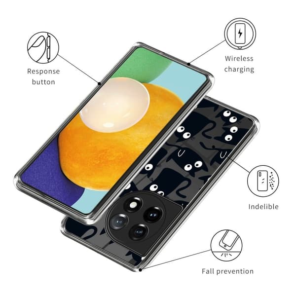 Deco OnePlus Ace 3 / OnePlus 12R kotelot - Tyyli E Black