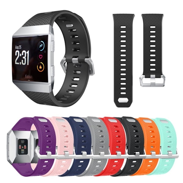 Fitbit Ionic klokkereim laget av silikon - Lys rosa Pink