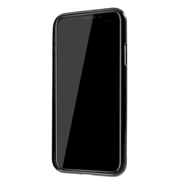 iPhone Xr dobbeltsidet mat etui - Sort Black