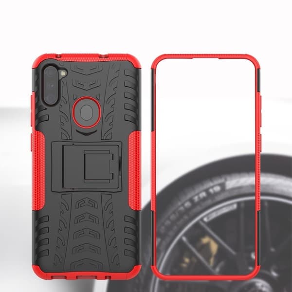 Offroad Samsung Galaxy M11 / Samsung Galaxy A11 deksel - Rød Red