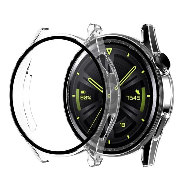 Huawei Watch GT 3 (42mm) galvanointikehys karkaistulla lasilla - Läpinäkyvä Transparent