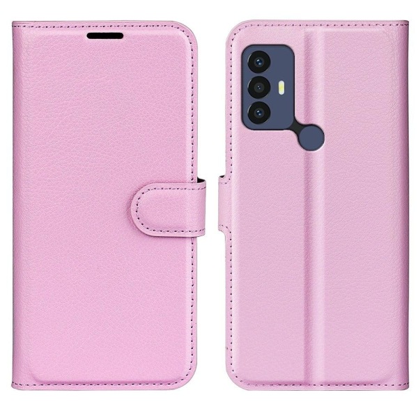 Klassisk Tcl 306 / 305 / 30e / 30se Flip Etui - Lyserød Pink
