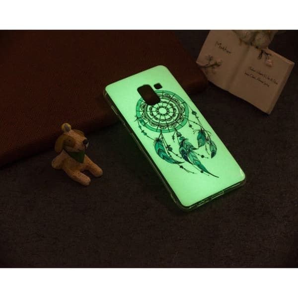 Samsung Galaxy A8 (2018) Deksel laget av silikon - Drømme fanger Multicolor