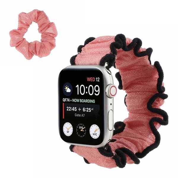 Apple Watch Series 6 / 5 40mm hårbånd med tema - Lyserød Pink
