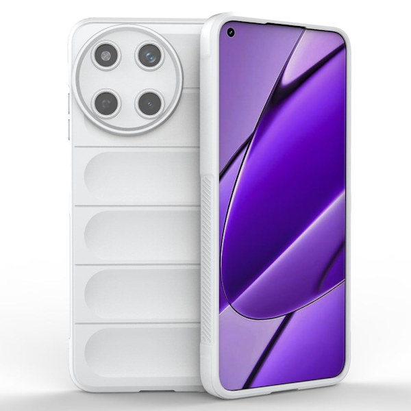Mjukt greppformat Realme 11 5G skal - Vit Vit