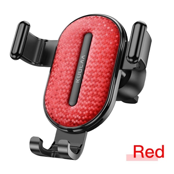 KUULAA roterbar telefonholder for bilmontering - Rød Red