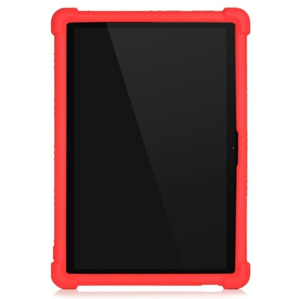 Silicone slide-out kickstand design case for Lenovo Tab M10 FHD Red
