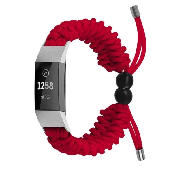 Fitbit Charge 2 punottu kellonauha - Punainen Red