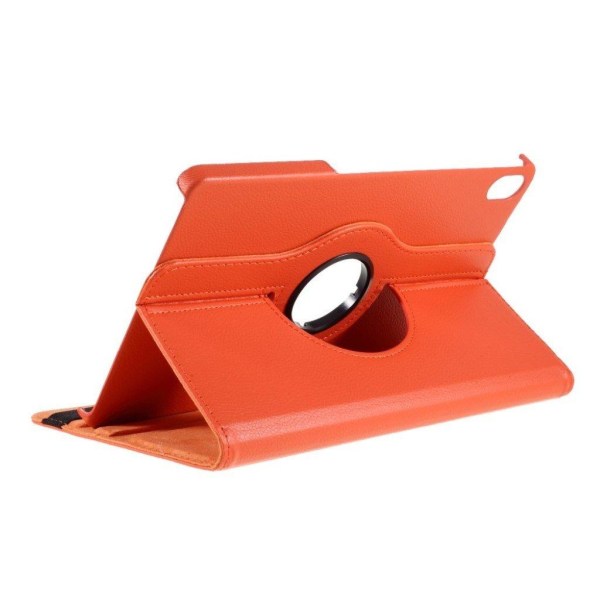 Lenovo Tab P11 360 degree rotatable leather case - Orange Orange