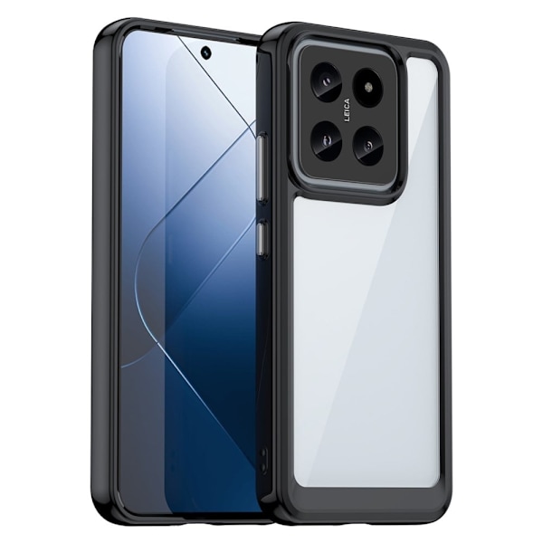 Xiaomi 14 smart akryl cover - Sort Black