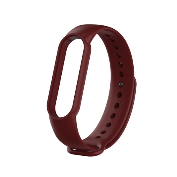 Xiaomi Mi Band 5 hållbar klockarmband - vinröd Röd