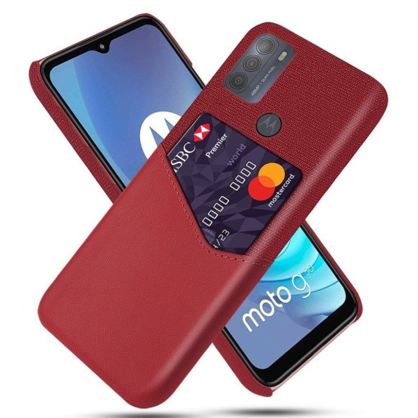 Bofink Motorola Moto G50 Card Cover - Rød Red