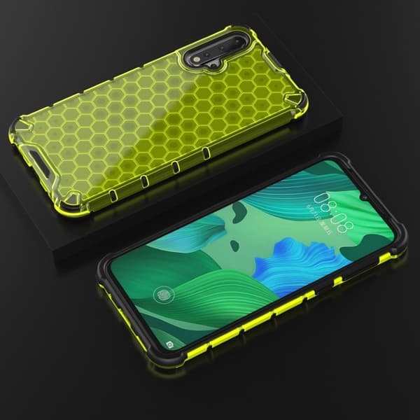 Bofink Honeycomb Huawei Nova 5 deksel - Grønn Green